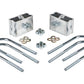 Belltech LOWERING BLOCK KIT 3inch WITH 2 DEGREE ANGLE - 6202