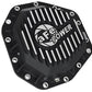 aFe Power Pro Ser Rear Diff Cover Black w/Mach Fins 2017 Ford Diesel Trucks V8-6.7L(td) Dana M275-14 - 46-70352