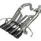 aFe MACH Force-Xp Axle-Back Exhaust System w/ Carbon Fiber Tips Chevrolet Corvette (C7) 14-19 6.2L - 49-34056-1C