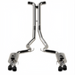 Kooks 2018+ Mustang 5.0L 4V Convertible/Coupe Cat-back Exhaust Connect to OEM Connection Point - 11514460