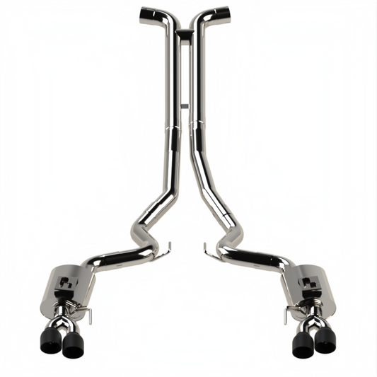 Kooks 2018+ Mustang 5.0L 4V Convertible/Coupe Cat-back Exhaust Connect to OEM Connection Point - 11514460