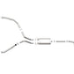 aFe Apollo GT Series 3 IN 409 SS Cat-Back Exhaust System w/ Black Tip GM Sierra 1500 09-18 - 49-44111-B