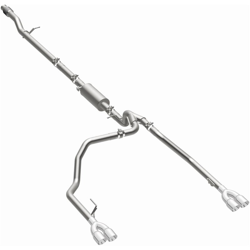 MagnaFlow 2019 Chevy Silverado 1500 V8 5.3L Street Series Quad Split Rear Exhaust w/ Polished Tips - 19477
