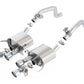 Borla 2014 Chevrolet Corvette C7 6.2L 8cyl ATAK Exhaust w/ NPP Dual Mode (rear section only) - 11875