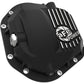aFe Pro Series Dana 60 Front Differential Cover Black w/ Machined Fins 17-20 Ford Trucks (Dana 60) - 46-71100B