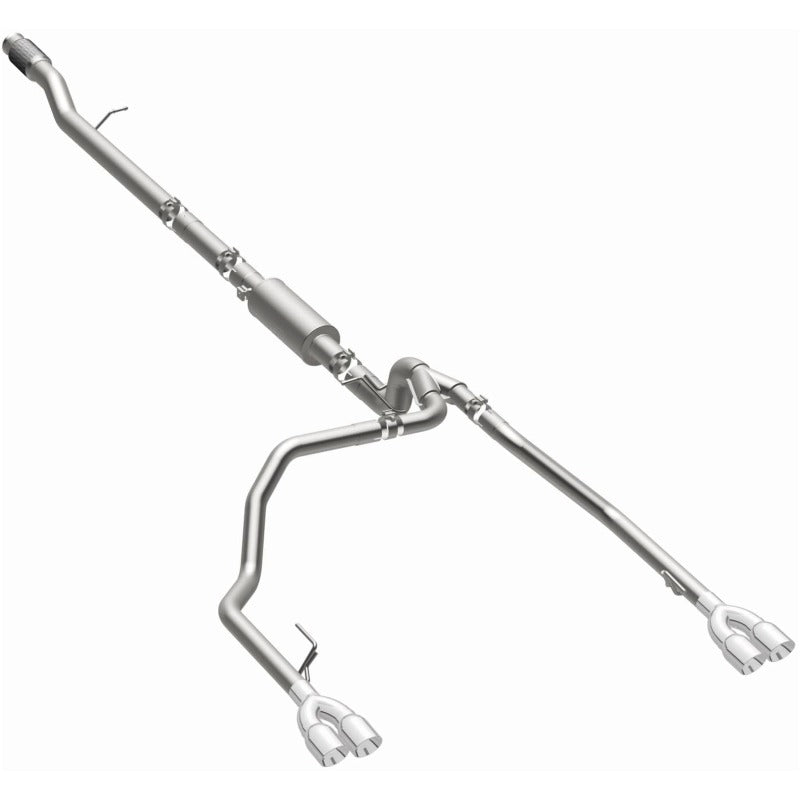 MagnaFlow 2019 Chevrolet Silverado 1500 Quad Exit Polished Stainless Cat-Back Exhaust - 19489