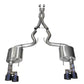 Corsa 18-23 Ford Mustang 5.0L V8 3in Sport Cat-Back Dual Rear Exit w/ 4in Black PVD Pro-Series Tips - 21042BLK