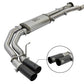 aFe POWER Rebel Series 3in 409 SS Cat Back Exhaust w/ Black Tips 17 Ford F-150 Raptor V6-3.5L - 49-43091-B
