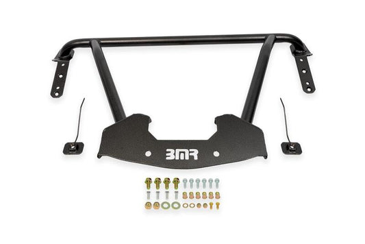 BMR 64-67 GM A-Body Bolt-On Front Reinforcement Chassis Brace - Black Hammertone - CB400H