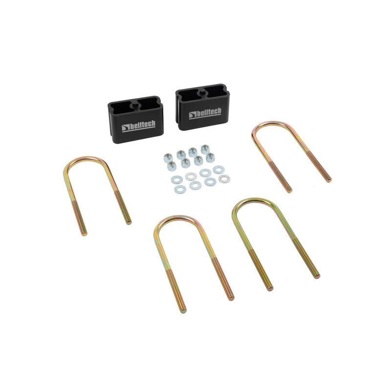 Belltech LOWERING BLOCK KIT 3inch WITH 2 DEGREE ANGLE - 6202