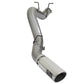 aFe LARGE BORE HD 5in 409-SS DPF-Back Exhaust w/Polished Tip 2017 GM Duramax V8-6.6L (td) L5P - 49-44085-P