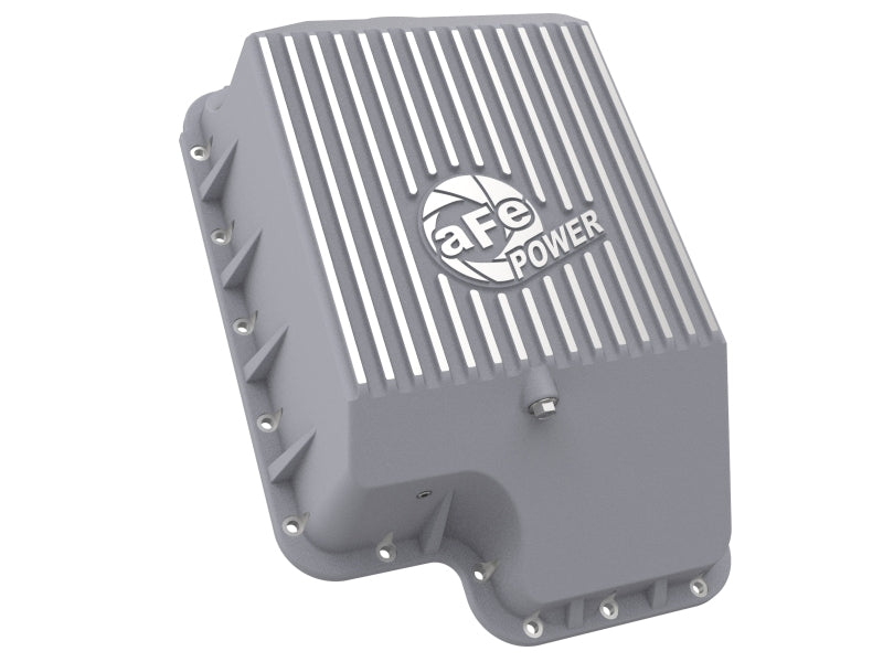 aFe Transmission Pan (Raw); Ford Diesel Trucks 03-10 V8-6.0/6.4L (td) - 46-70120-1