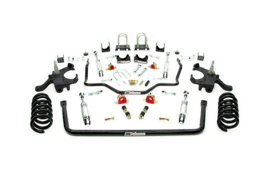 UMI Performance 73-87 GM C10 Handling and Lowering Kit Stage 2.5 4.5in F/6in R Viking Shocks - Black - 64025-B