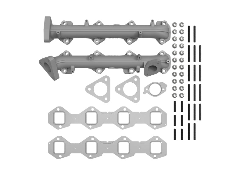 aFe BladeRunner Ported Ductile Iron Exhaust Manifold Ford Diesel Trucks 11-14 V8-6.7L (td) - 46-40174