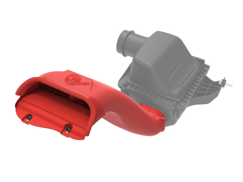 aFe Rapid Induction Dynamic Air Scoop 2021+ Ford F-150V6/V8 - Red - 52-10010SR