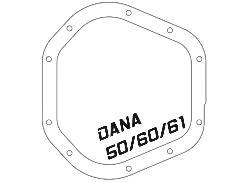 aFe Street Series Dana 60 Front Differential Cover Raw w/ Machined Fins 17-20 Ford Trucks (Dana 60) - 46-71100A