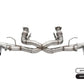 Corsa 20-25 Chevrolet Corvette C8 RWD 3in Xtreme Cat-Back Exhaust w/4.5in Carbon Fiber Black PVD Tip - 21102CFBLK