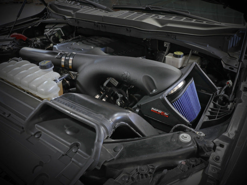 aFe Rapid Induction Cold Air Intake System w/Pro 5R Filter 2021+ Ford F-150 V6-3.5L (tt) - 52-10010R