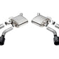 Corsa 2016-2024 Chevrolet Camaro SS / ZL1 Valved Axle-Back Exhaust w/ Black Carbon Fiber Quad Tips - 21789CFBLK
