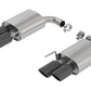 Borla 18-19 Ford Mustang GT 5.0L 2.5in S-Type Exhaust w/o Valves (Rear Section Only) - Black Chrome - 11953BC