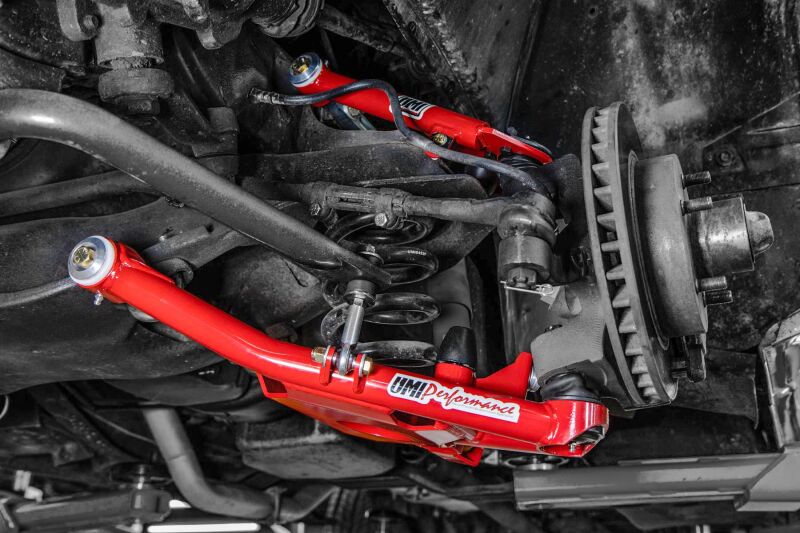 UMI Performance 73-87 GM C10 Street Performance Lower Control Arms - Red - 6432-R