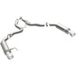 MagnaFlow Axle Back, SS, 3in, Competition, Dual Split Polished 4.5in Tip 2015 Ford Mustang GT V8 5.0 - 19103
