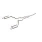MagnaFlow Cat Back, SS, 2.5in, Street, Dual Split Polished 4.5in Tips 2015 Ford Mustang Ecoboost - 19097