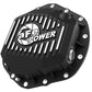 aFe 2020 Chevrolet Silverado 2500 HD Rear Differential Cover Black ; Pro Series w/ Machined Fins - 46-71260B