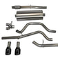 Corsa 2014-2019 C Sierra/Chevy Silv 1500 Crew Cab/Std. Bed 5.3L V8 Black Sport Dual Rear CB Exhaust - 14870BLK