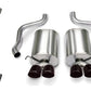 Corsa 07-08 Corvette 2.5in. Sport Series Cat-Back Dual Rear Exit with Twin 3.5in. BLK PVD Tips - 14169CB4BLK
