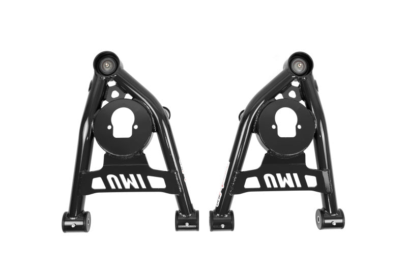 UMI Performance 64-72 GM A-Body Tubular Upper & Lower Front A-Arm Kit - Black - 403133-B