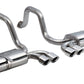 Corsa 1997-2004 Chevrolet Corvette C5 Z06 5.7L V8 Polished Sport Axle-Back Exhaust - 14111