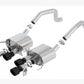 Borla 2015+ Chevy Corvette C7 Z06 6.2L Axle Back ATAK Exhaust Black Quad Tips w/o AFM w/ NPP - 11903CB
