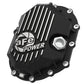 AFE Power 11-18 GM 2500-3500 AAM 9.25 Axle Front Differential Cover Black Machined Street Series - 46-71050B