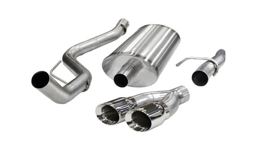Corsa 2011-2014 Ford F-150 5.0L V8 Polished Sport Cat-Back Exhaust - 14393