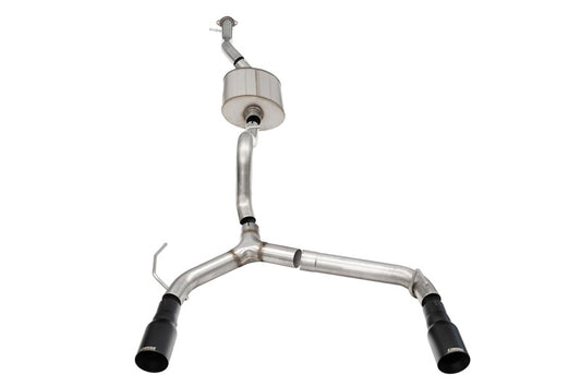 Corsa 21-25 Ford Bronco 2.7L 4-Door 2.75in Cat-Back Dual Rear Exhaust w/ 4in Straight-Cut Black Tips - 21210BPC