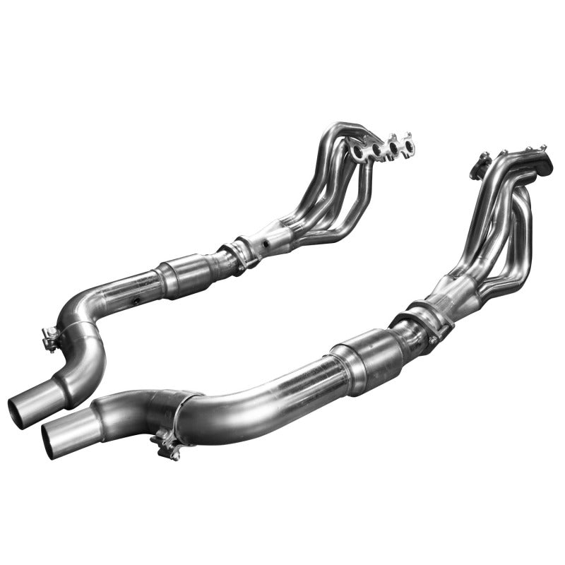 Kooks 2024 Ford Mustang GT V8 5.0L 1-3/4in SS Headers w/ GREEN Catted Connection Pipe - 1151H232