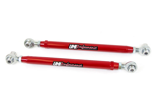 UMI Performance 05-14 Ford Mustang Double Adjustable Lower Control Arms - Chrome Moly - 1037CM-R