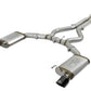 aFe MACHForce XP 3in 304 SS Cat-Back Exhausts w/ Black Tips 15-17 Ford Mustang GT V8-5.0L/V6-3.7L - 49-33072-1B