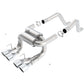 Borla 06-12 Chevrolet Corvette Z06/ZR1 6.2L/7.0L 8cyl Aggressive ATAK Exhaust (rear section only) - 11822