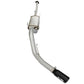 aFe MACHForce XP Exhaust 3in-3.5in SS Single Side Exit CB w/ Black Tips 15 Ford F150 V8 5.0L CC/SB - 49-43073-B