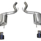 Corsa 18-23 Ford Mustang 5.0L V8 3in Sport Axle-Back Dual Rear Exit w/ 4in Black PVD Pro-Series Tips - 21039BLK
