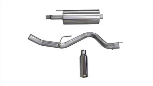Corsa 2015-2020 Ford F-150 5.0L V8 Cat-Back Single Side Exit w/ 4.0in Polished Tip - 24837