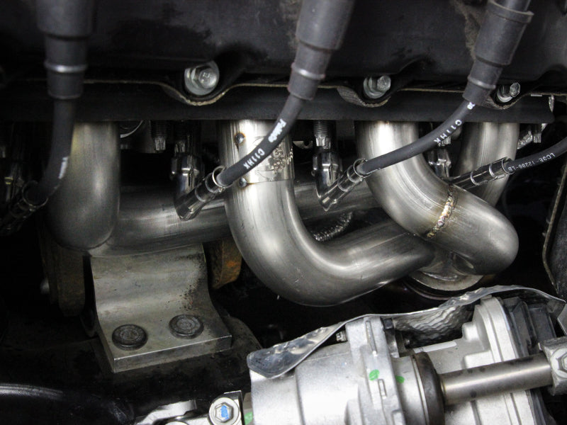 aFe Twisted Steel 1-7/8in 304 SS Headers 20-21 Ford F-250/F-350 V8-7.3L - 48-33029