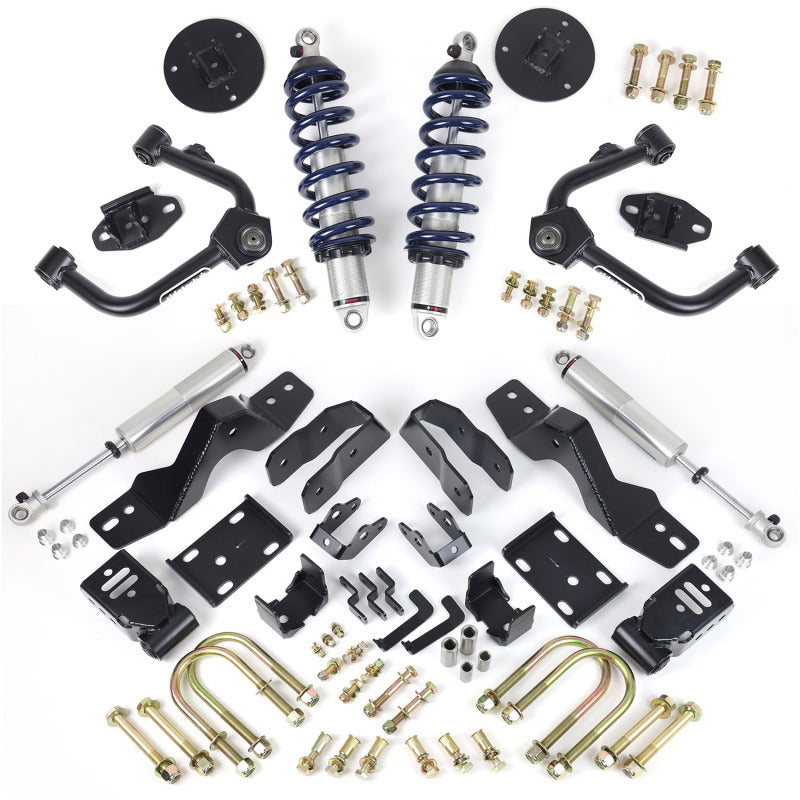 Ridetech 19-25 GM Silverado/Sierra 1500 4WD Lowering Kit - Group B Axle Type - 11720116