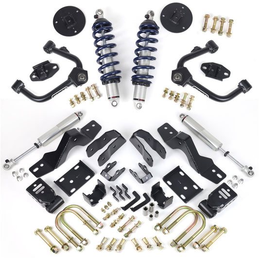 Ridetech 19-25 GM Silverado/Sierra 1500 4WD Lowering Kit - Group B Axle Type - 11720116