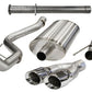 Corsa 2011-2014 Ford F-150 Raptor 6.2L V8 133in Wheelbase Polished Xtreme Cat-Back Exhaust - 14759