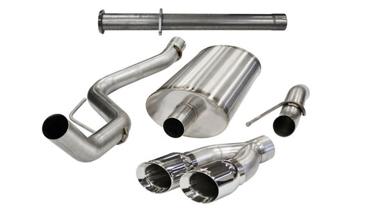 Corsa 2011-2014 Ford F-150 Raptor 6.2L V8 133in Wheelbase Polished Xtreme Cat-Back Exhaust - 14759