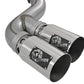 aFe Power 11-14 Ford F250/F350 6.7L Diesel Rebel XD 4in 409 SS DPF-Back Exhaust System - Pol Tips - 49-43120-P