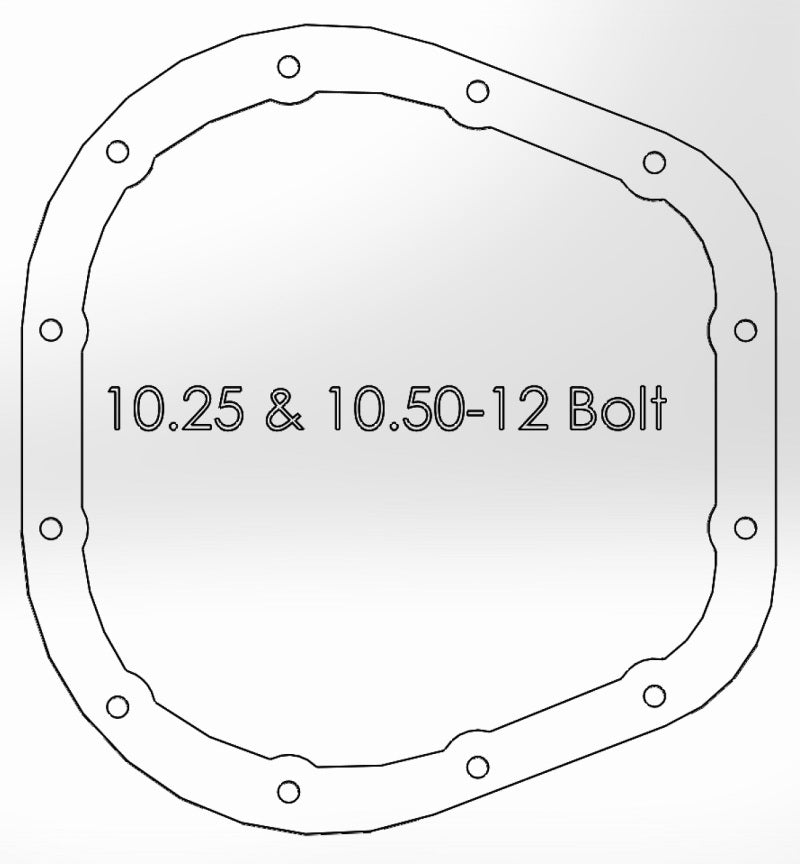 aFe Rear Differential Cover (Raw; Street Series); Ford Diesel Trucks 86-13 V8 (td) - 46-70020